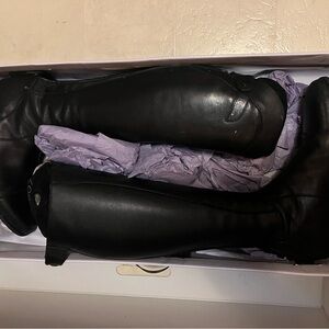 Riding tall boots. EGO Black Aries Dress Boots